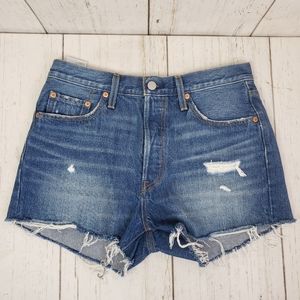 LEVIS 501 button fly cutoff shorts